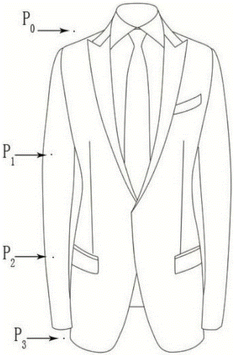 Fabric filling texture distortion method for two-dimension garment virtual display