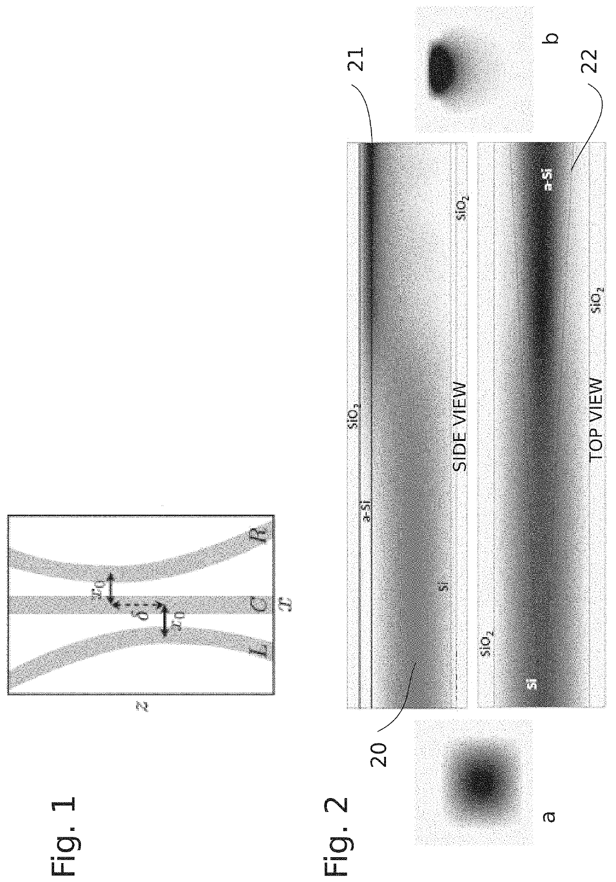 Light escalators in optical circuits between thick and thin waveguides