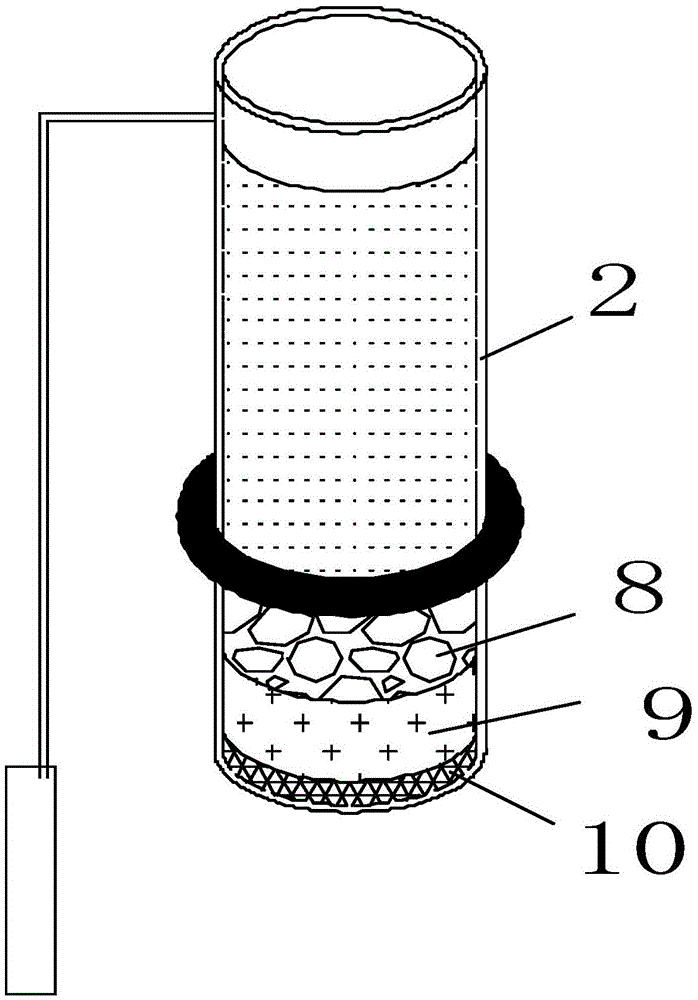 A sample collection method and device for determining whereabouts of potassium in paddy fields