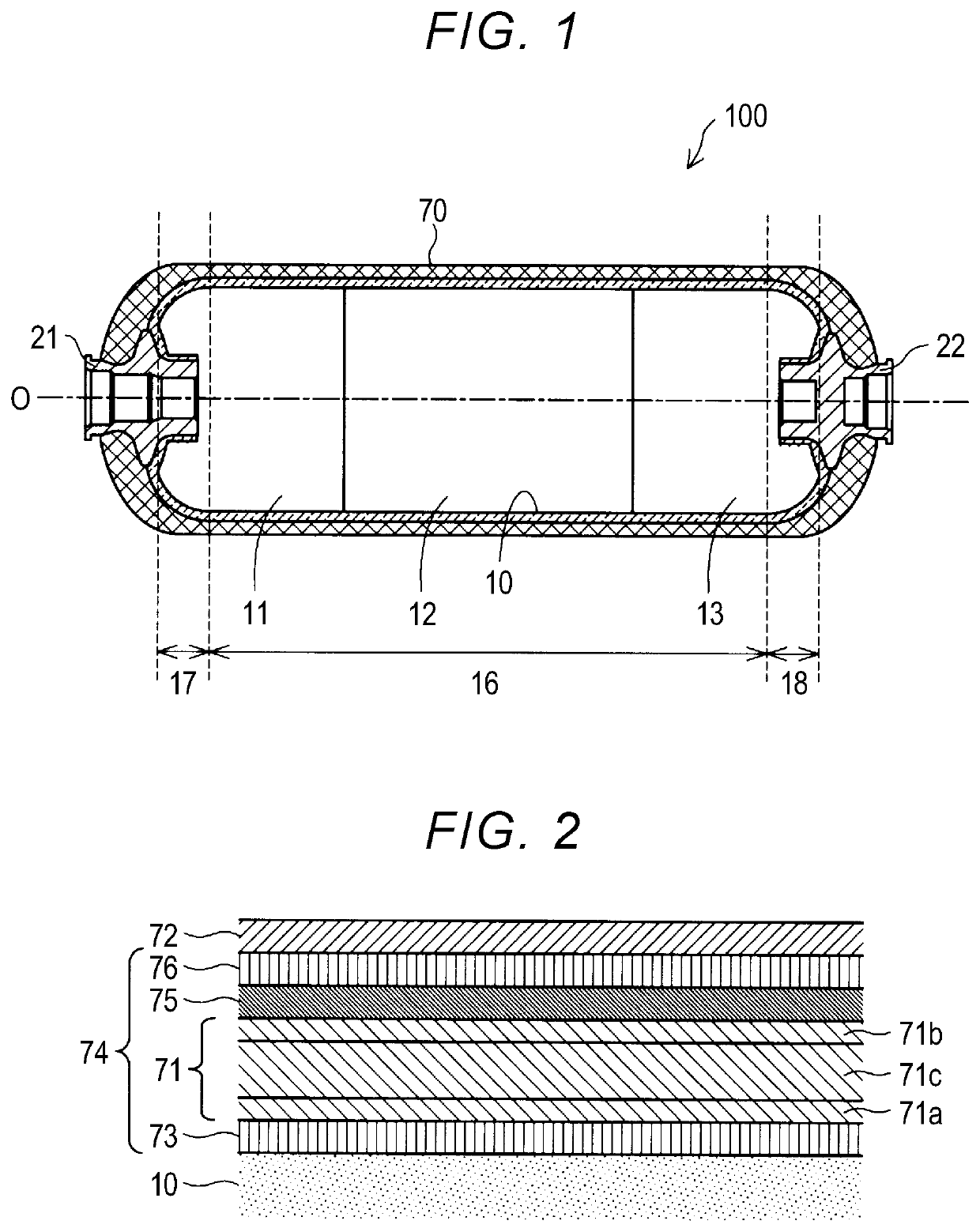 High-pressure tank and method of manufacturing the same