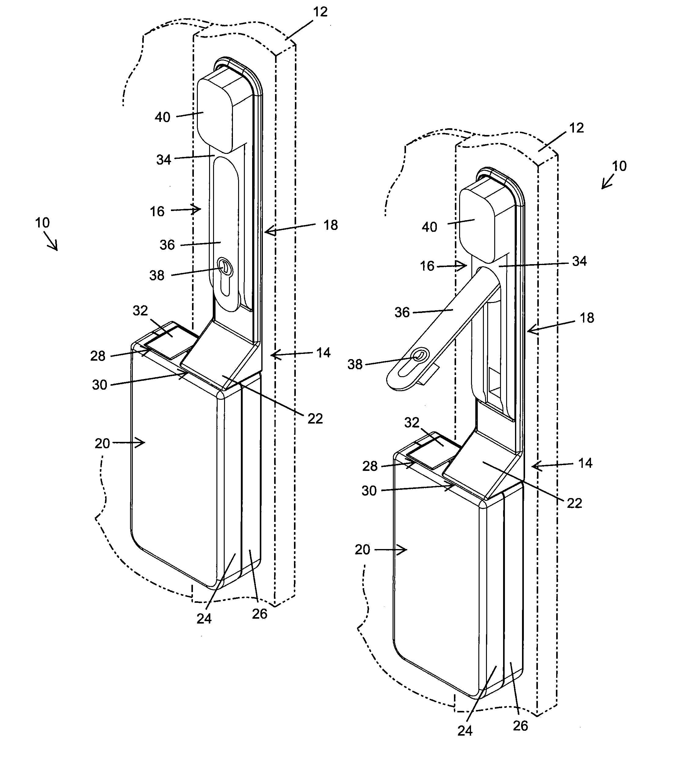 Enclosure Assembly for Securing a Door