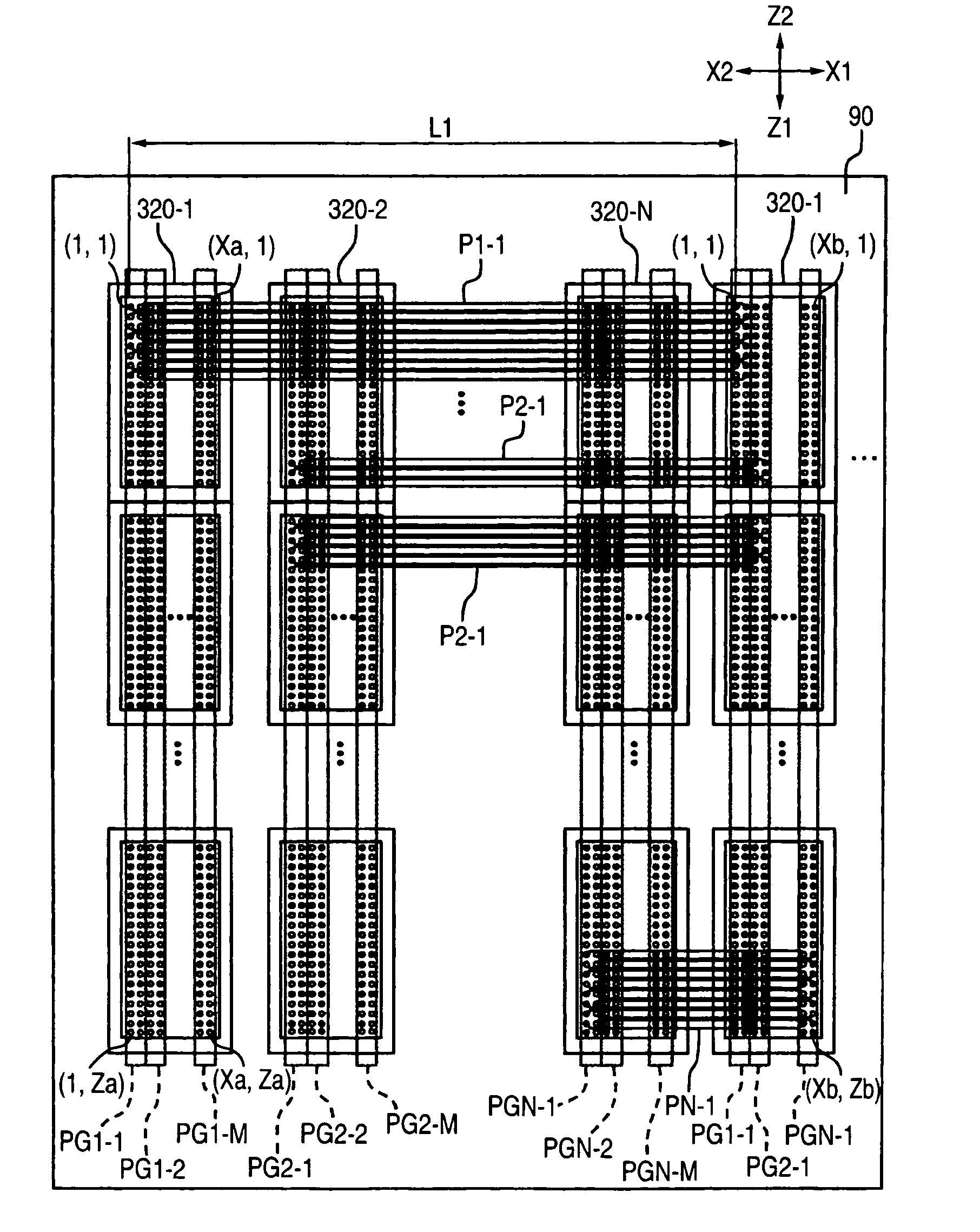 Fitting substrate for connection and fitting substrate for connection for use in disk array control apparatus