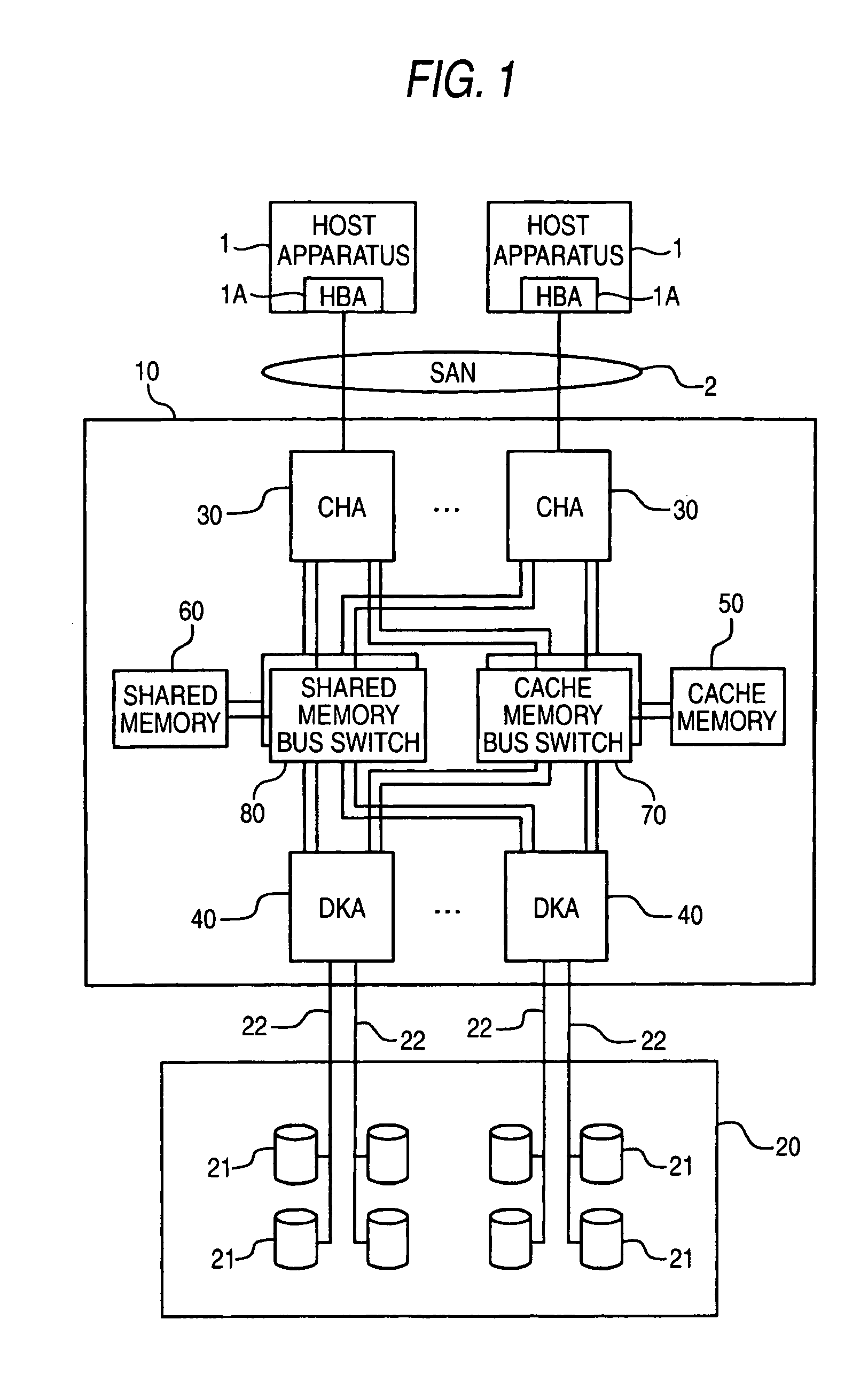 Fitting substrate for connection and fitting substrate for connection for use in disk array control apparatus