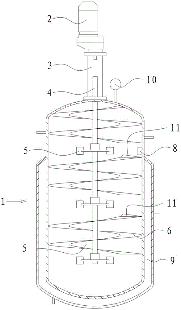 Vertical fermenting tank