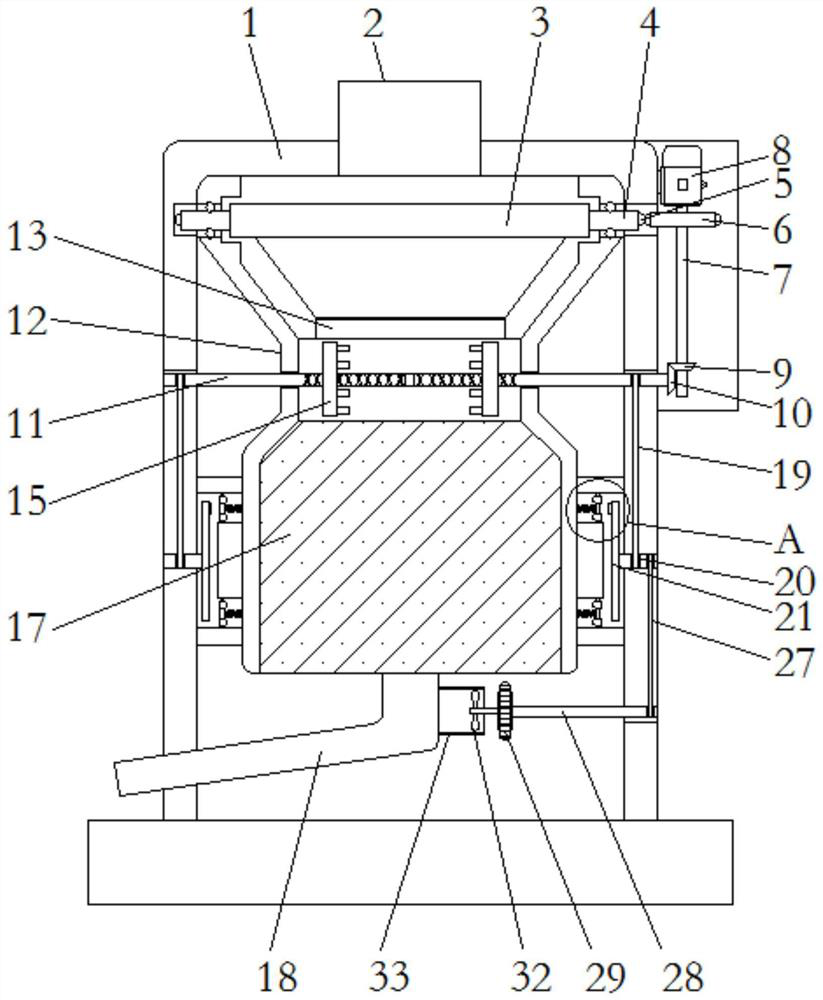 3D printing material pretreatment device capable of improving smoothness