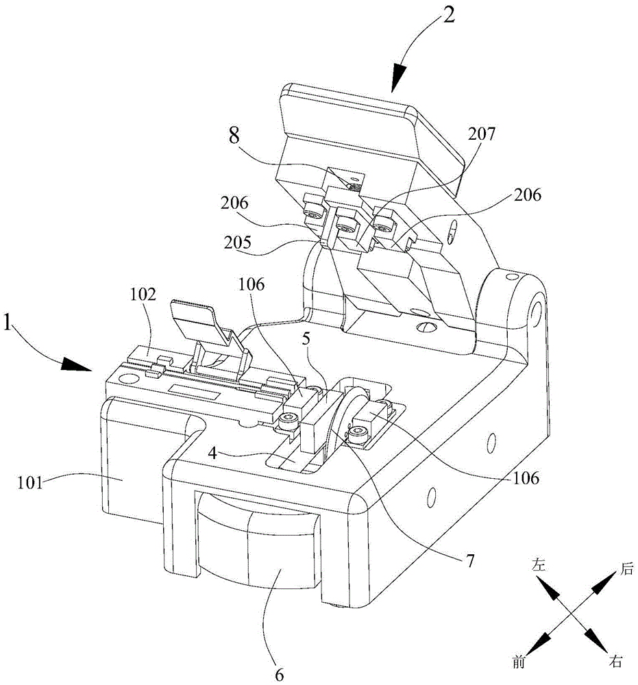 Optical fiber cutter with bilateral cutting function