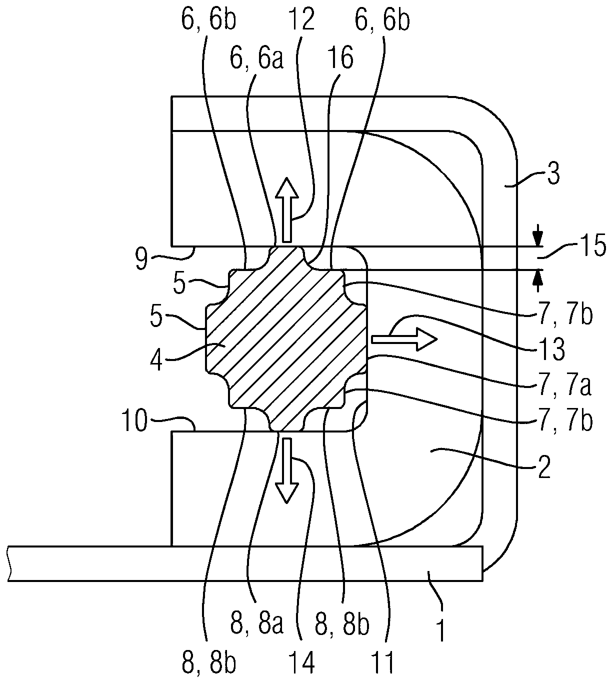Holder for storing and holding an oscillation and/or shock-sensitive component