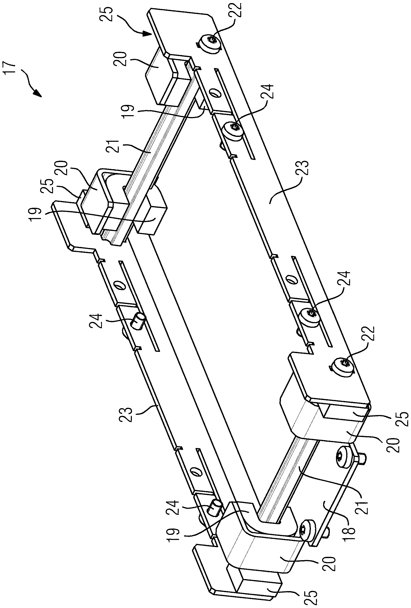 Holder for storing and holding an oscillation and/or shock-sensitive component