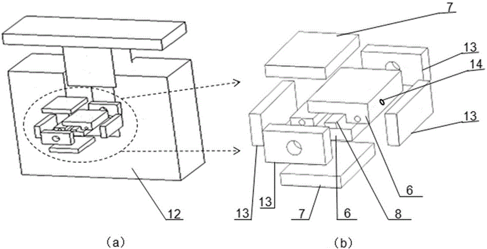 Monoblock crystal cavity blue light frequency multiplier