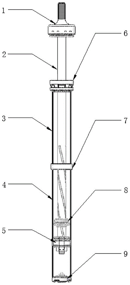Novel absorber capable of effectively avoiding eccentric abrasion of connecting rod