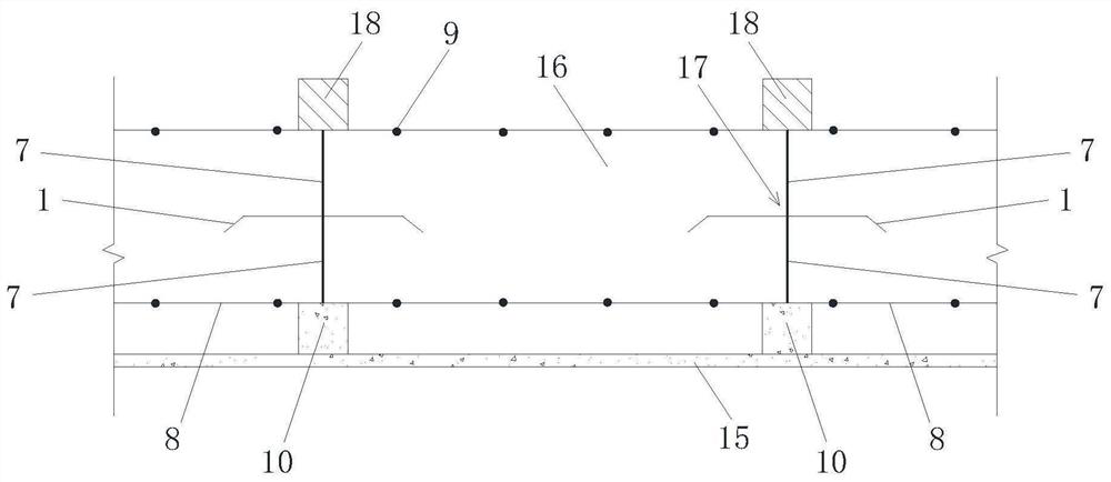 Basement construction method based on socket type steel plate water stop belt