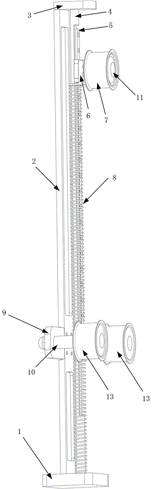 Tension stabilizing device of winding machine