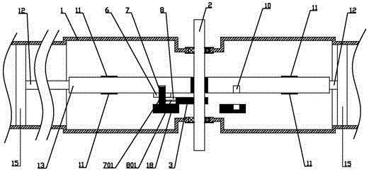 A reciprocating linear motion and circular motion conversion device