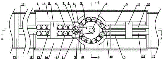 A reciprocating linear motion and circular motion conversion device