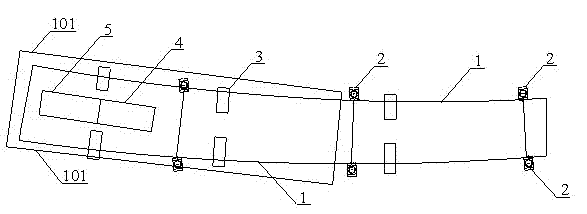 Mal-position assembly in-position method of truss bridge