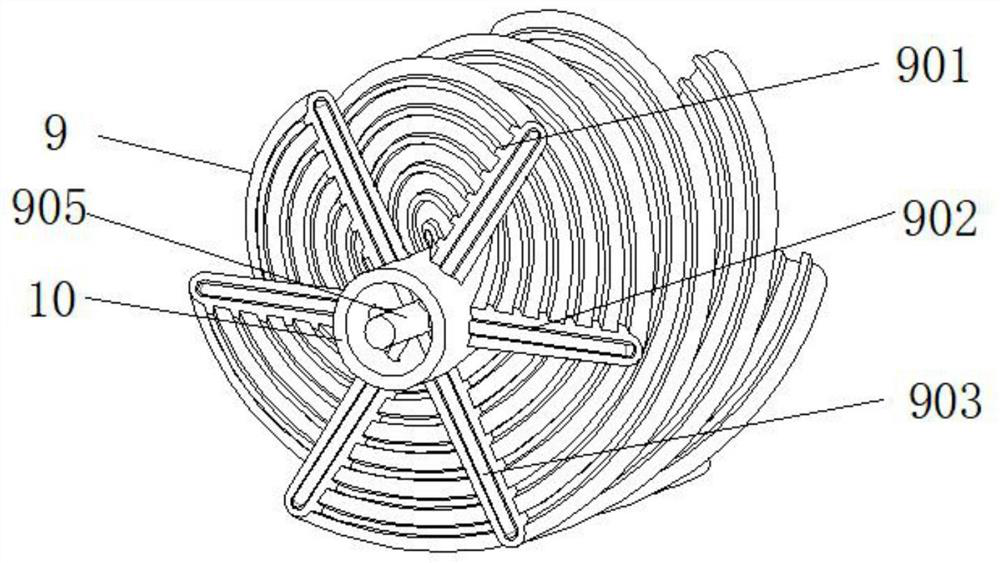 Leftover material recycling device for non-woven fabric machinery