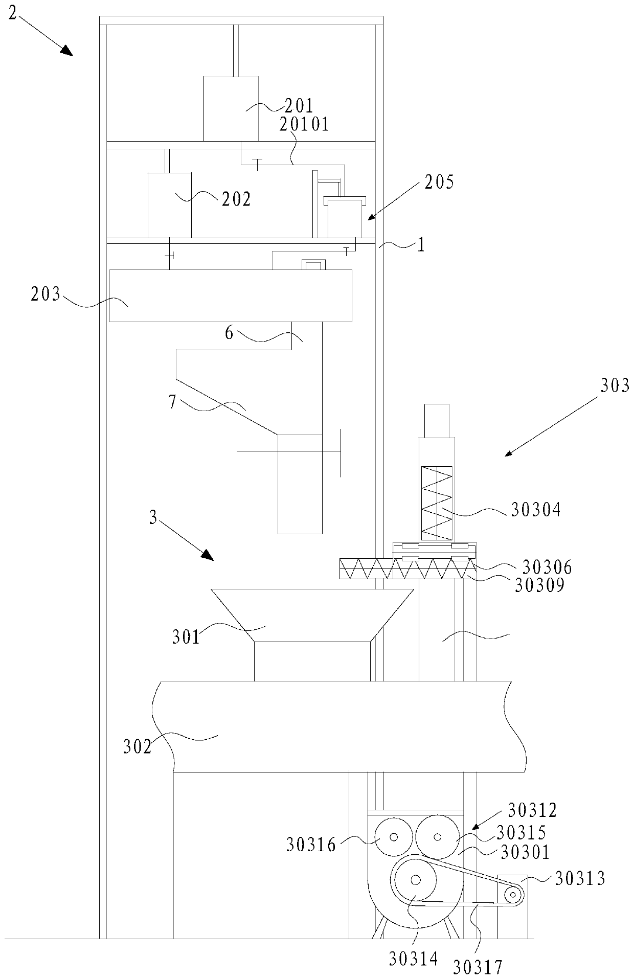 Paste mixing and coated plate system of storage battery