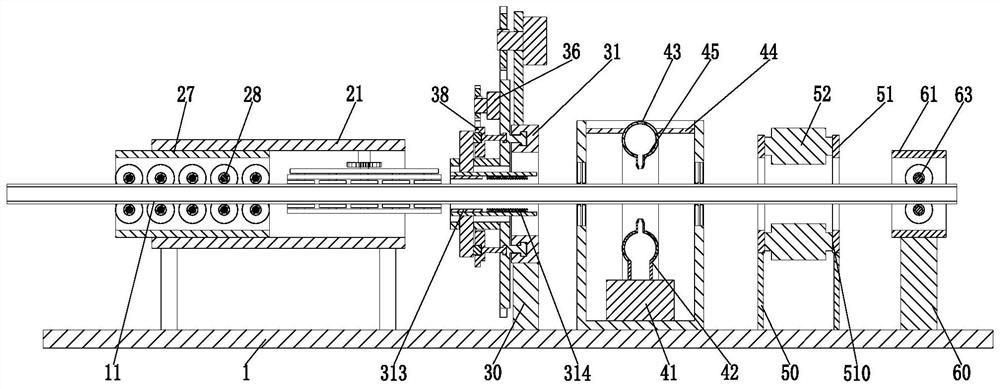 Scaffold steel pipe repairing and maintaining device