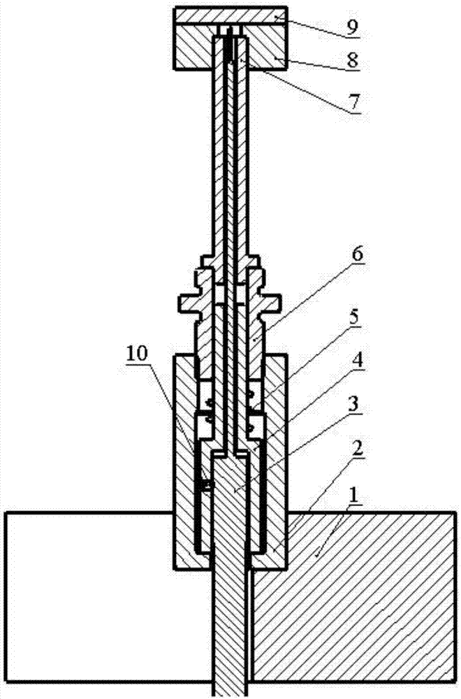 Adjustment device and method for measuring nanometer non-contact optical fiber sensor