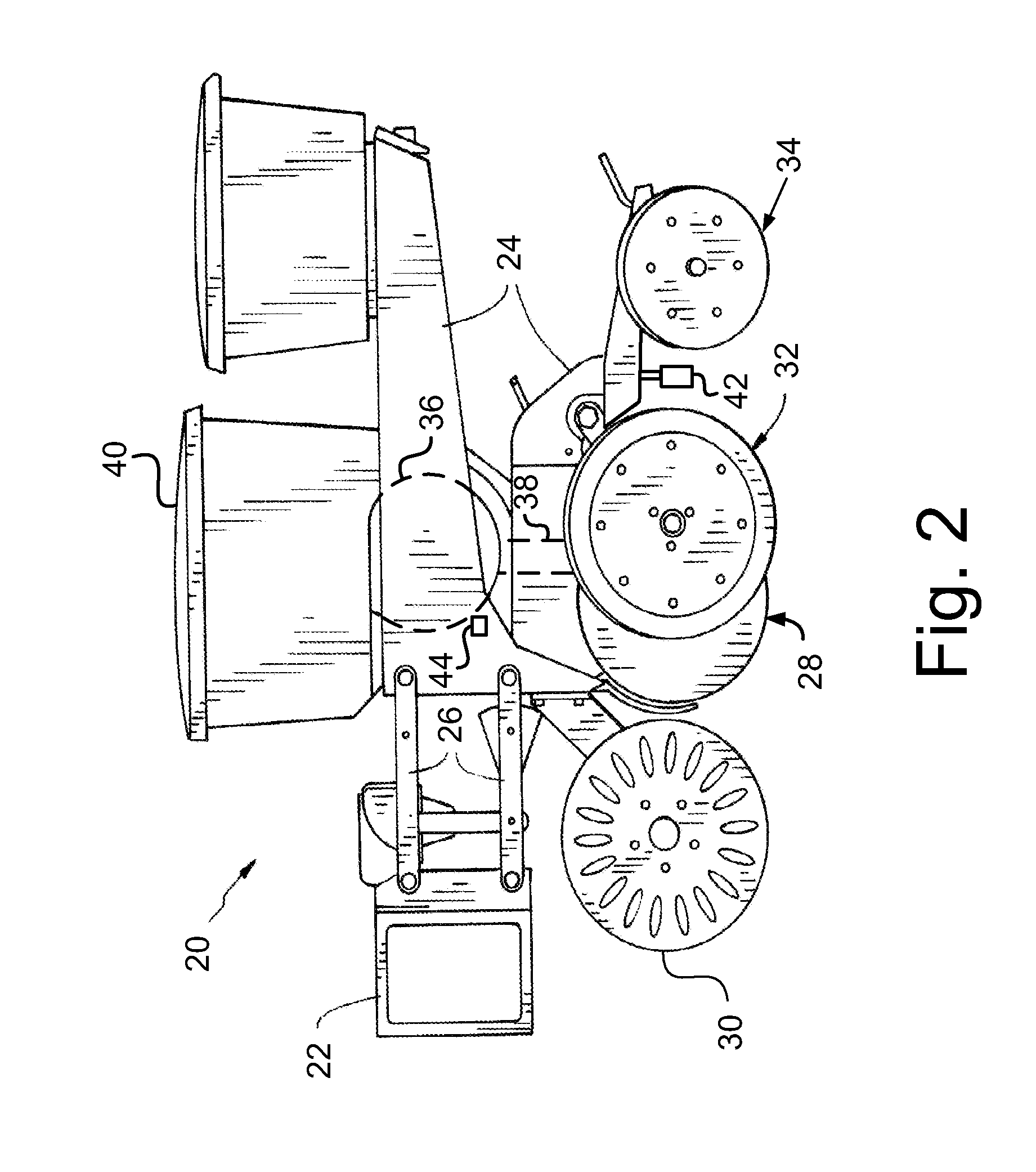 Seed spacing monitoring system for use in an agricultural seeder