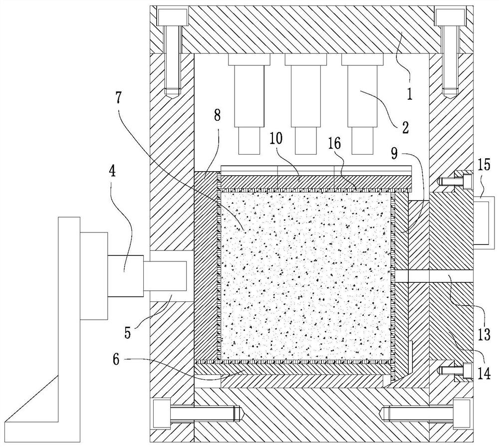 Large three-dimensional detachable similar simulation experiment device for drilling cuttings
