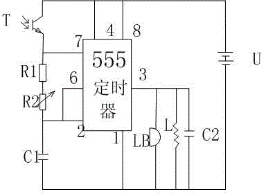 Antitheft type light-operated circuit