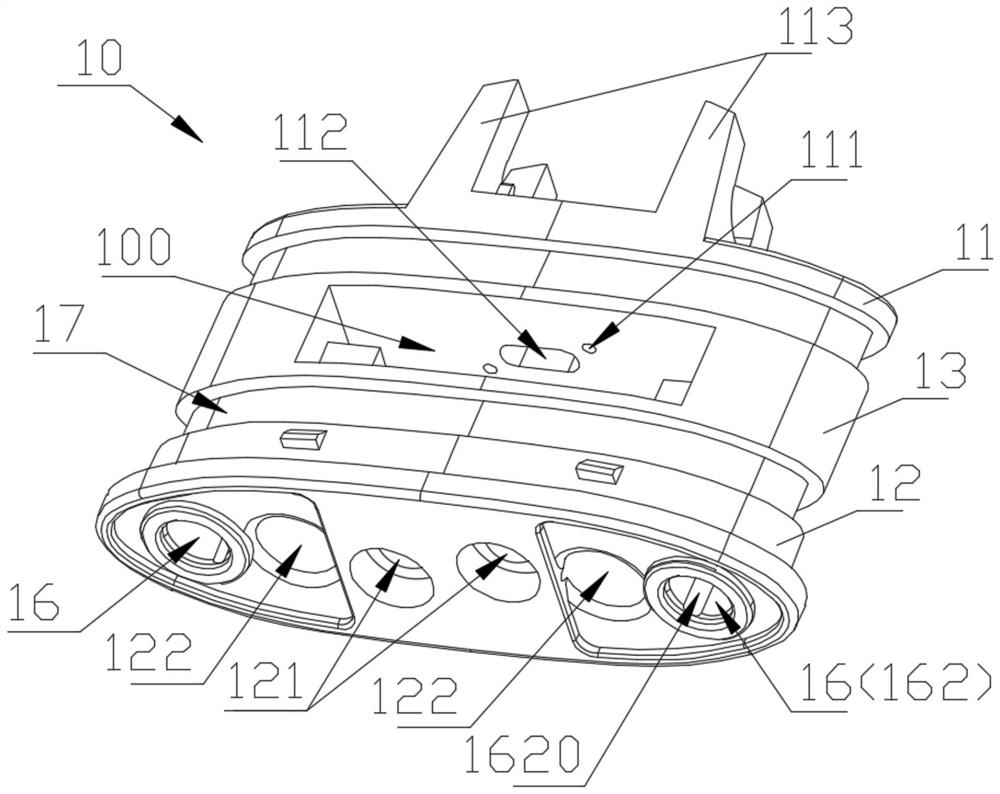 Base of atomization device, atomization device and electronic cigarette