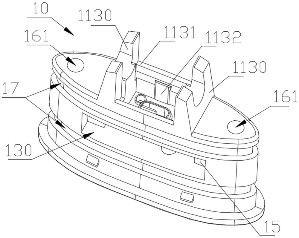 Base of atomization device, atomization device and electronic cigarette