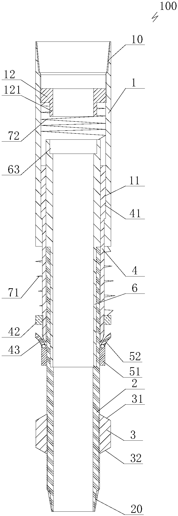 Perforation shock absorber device