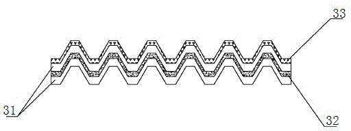 Heat preservation board having good wind-preventing uncovering-preventing performance