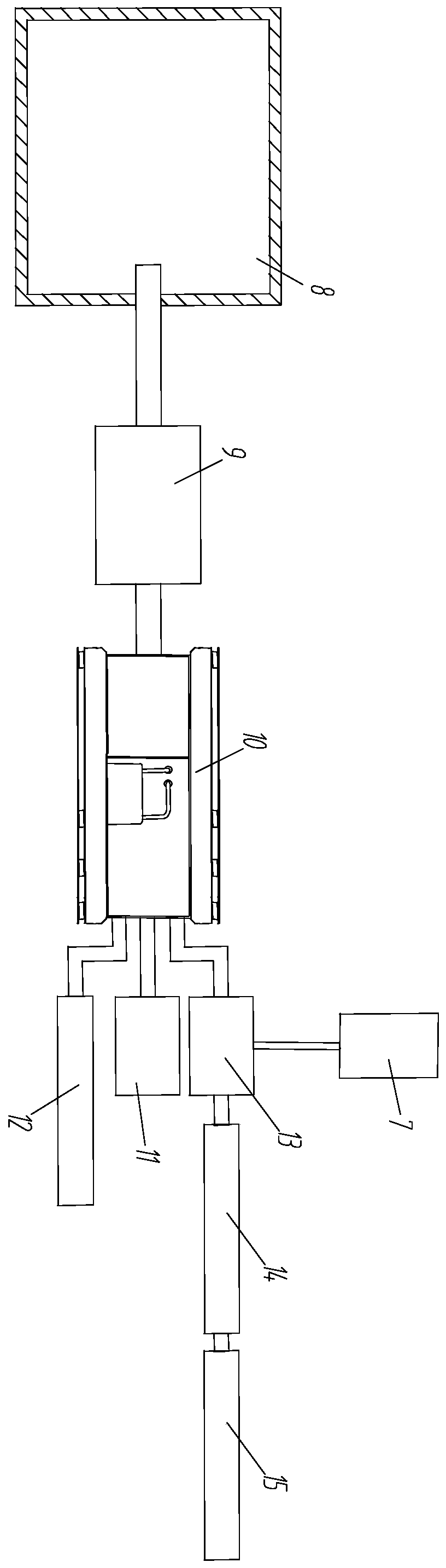 Kitchen waste treatment device and treatment method