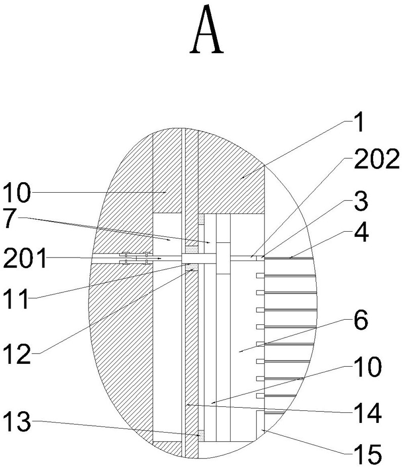 Foundation pit soil settlement monitoring device and automatic recharge system