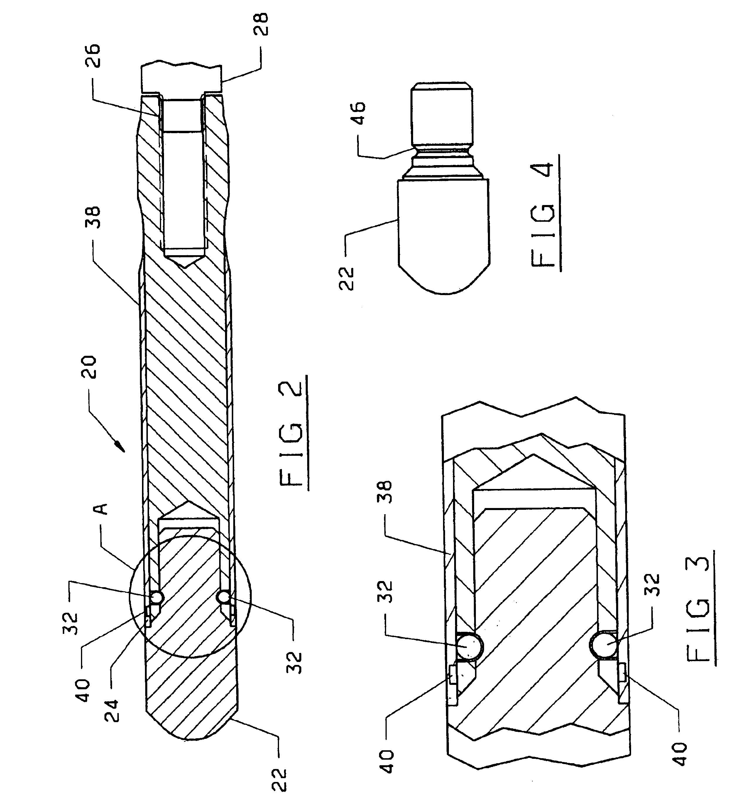 Smooth collet for pulling fuel rods