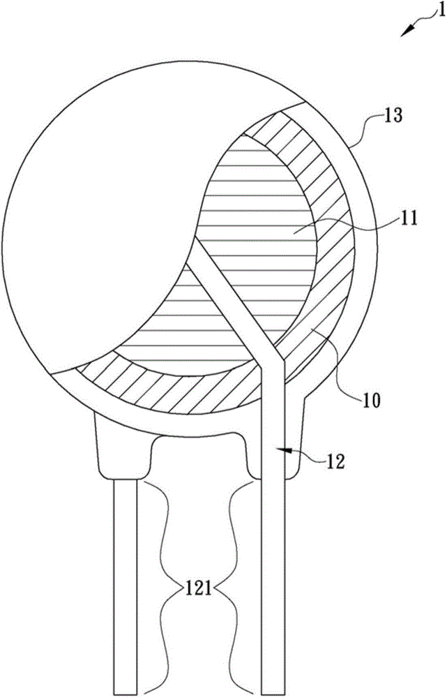 Surge discharge device with fuse and warning mechanism