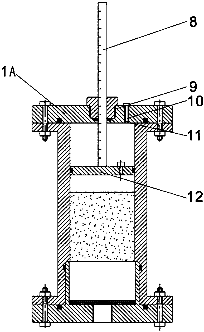 Device for measuring anti-leaking and leaking-blocking performance of gel under complex stratum and application method of device