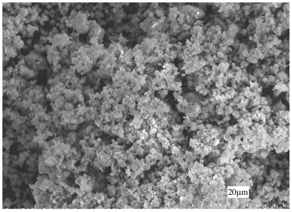 Solid electrolyte LLZO powder and preparation method thereof