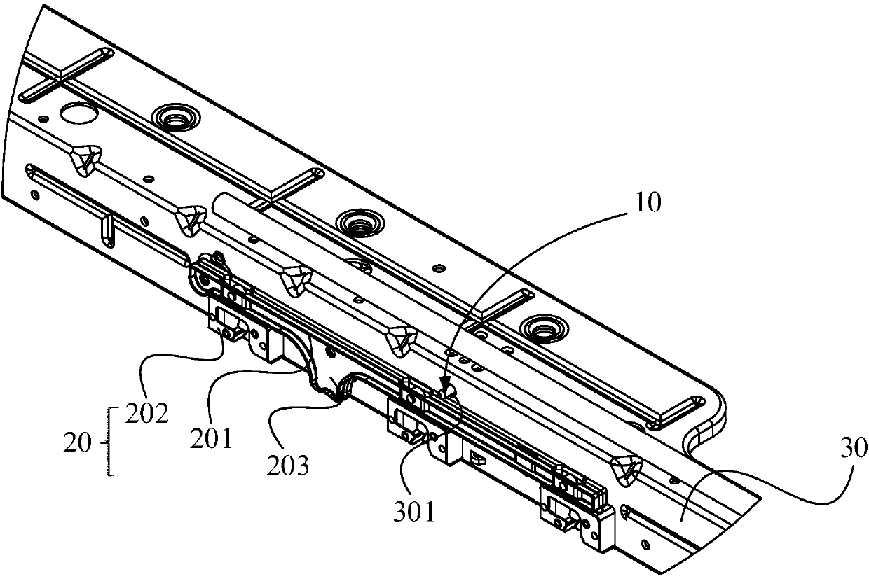 Locking system and quick-replacement support assembly with locking system