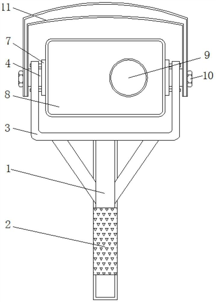 Adjustable rainproof camera