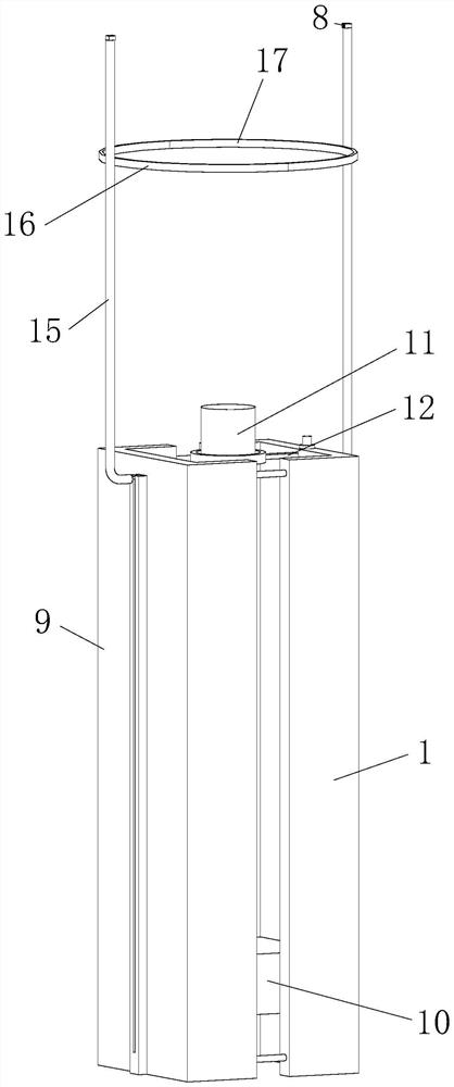 Water level alarm device for hydraulic engineering construction and use method of water level alarm device