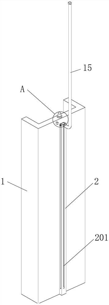 Water level alarm device for hydraulic engineering construction and use method of water level alarm device