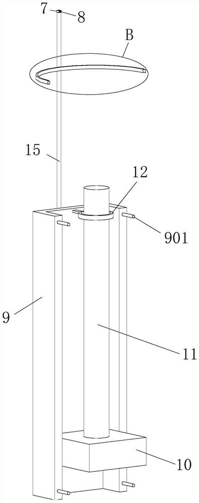 Water level alarm device for hydraulic engineering construction and use method of water level alarm device