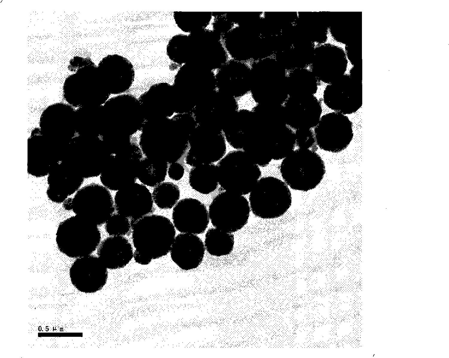 Method for synthesizing ferrimagnetism hollow microballoons