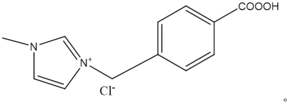 3-peroxybenzoic acid-1-methylimidazolium chlorine salt as well as preparation and application thereof