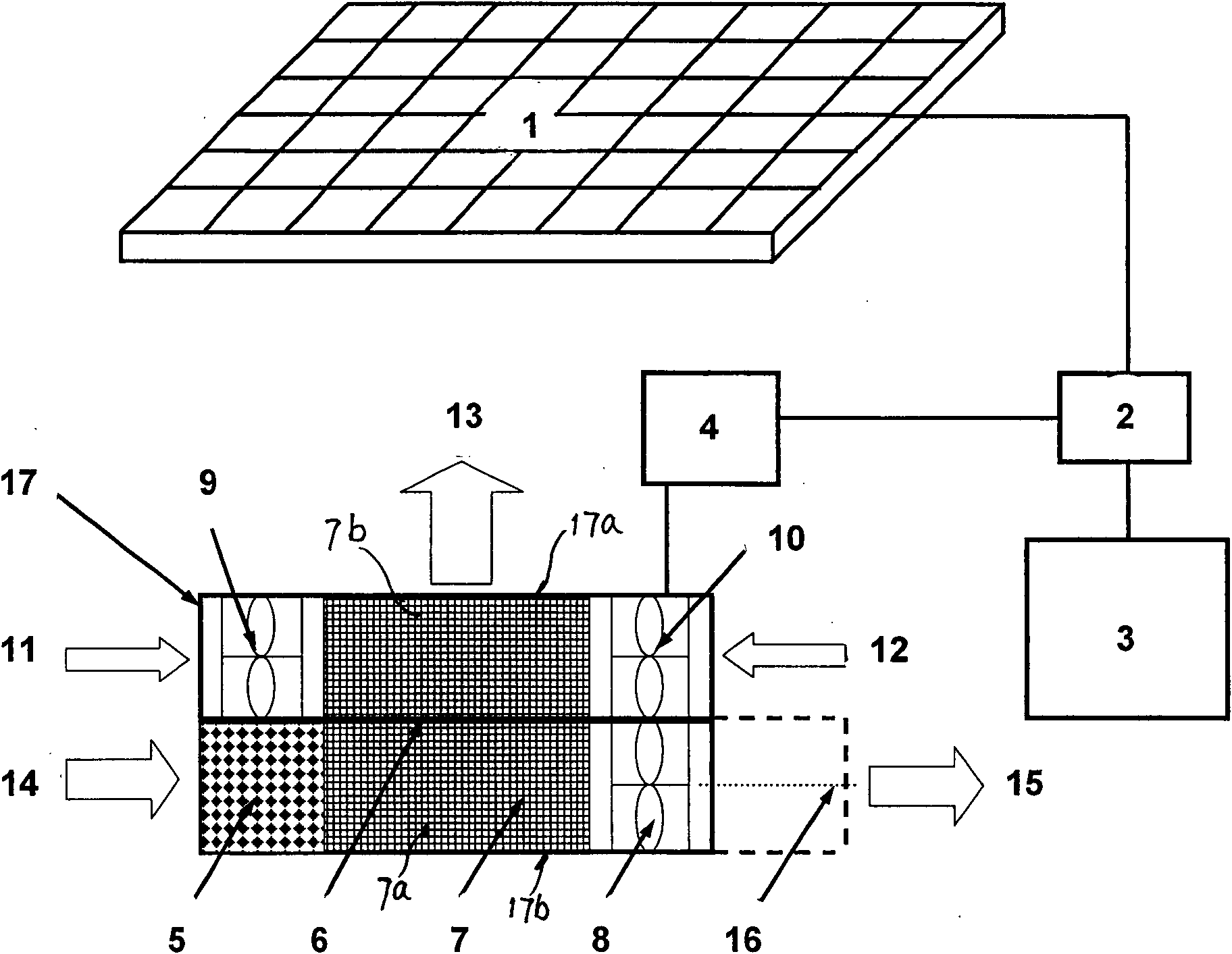 Evaporation type automobile parking ventilating and cooling system