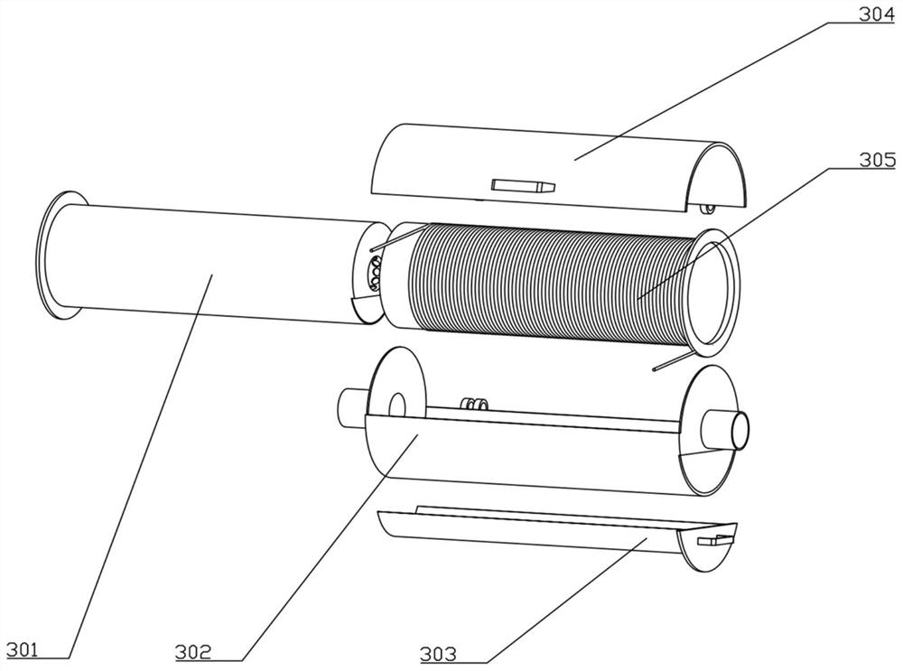 A device for removing oxide fine iron powder on the surface of plate and strip