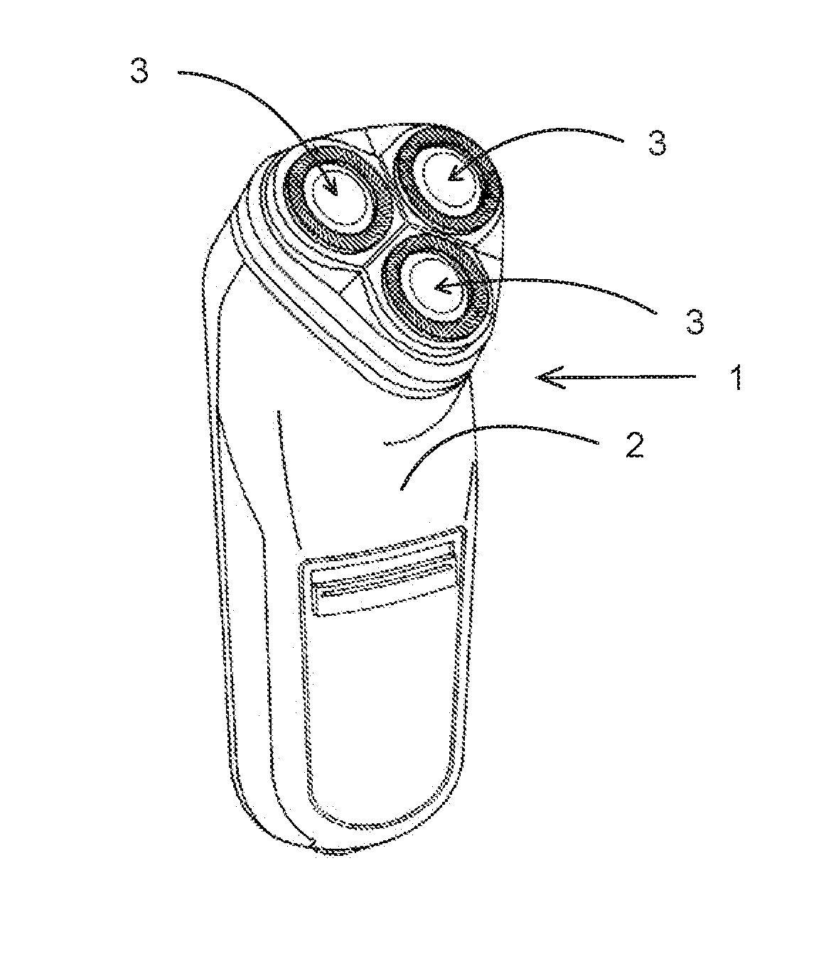 A shaving apparatus as well as a cutting unit for such a shavig apparatus