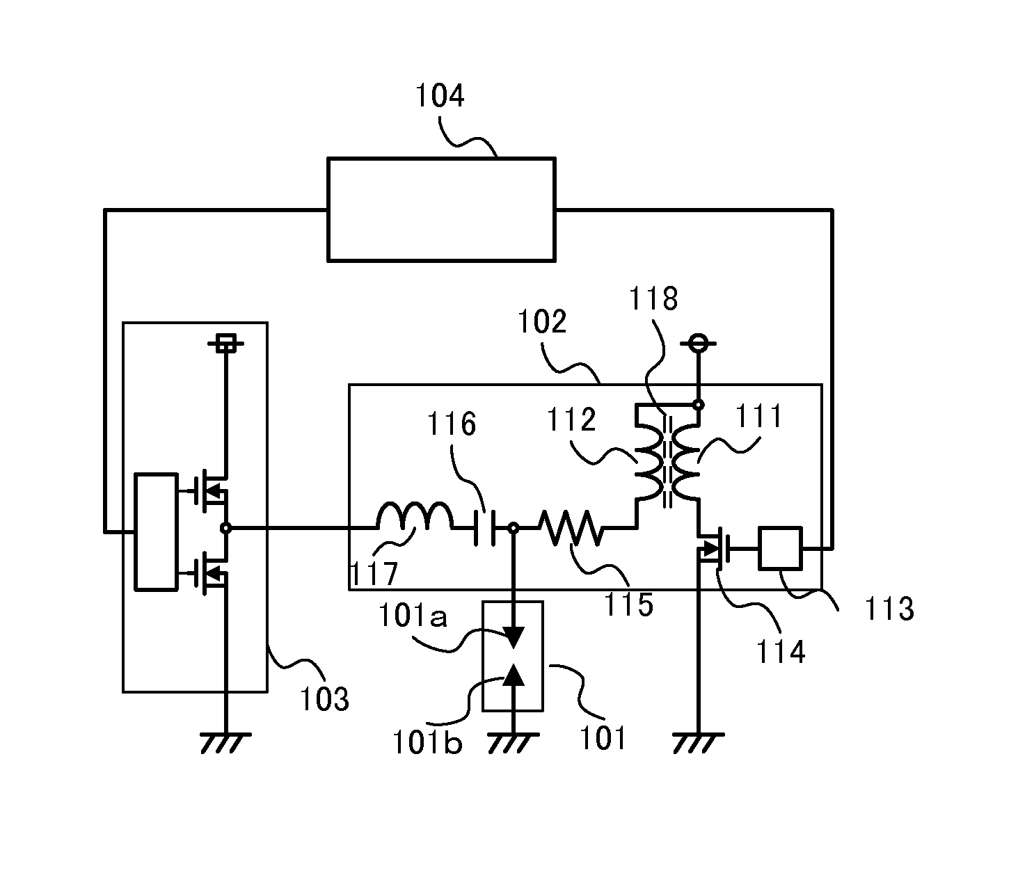 Ignition coil apparatus for high-frequency discharge