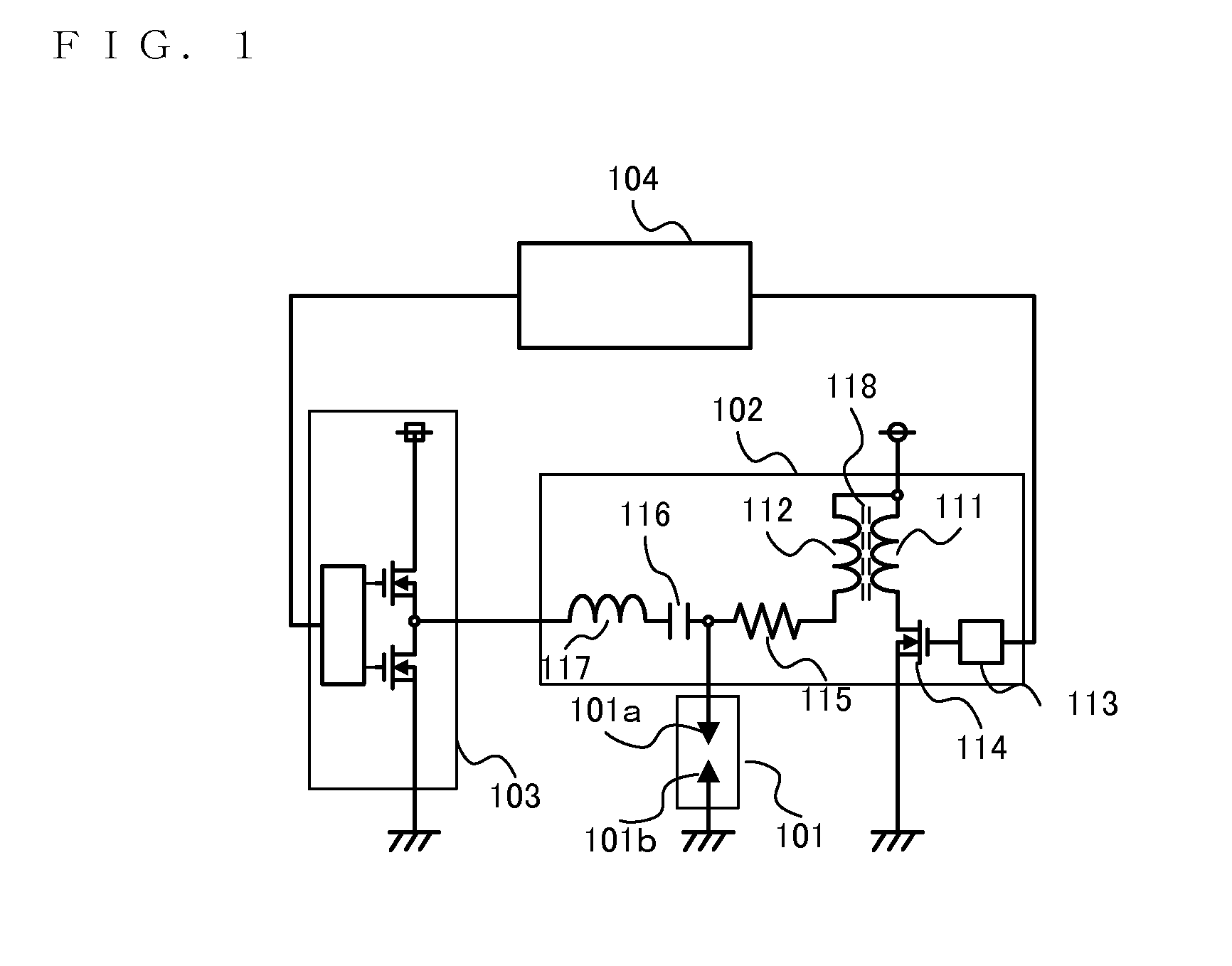 Ignition coil apparatus for high-frequency discharge