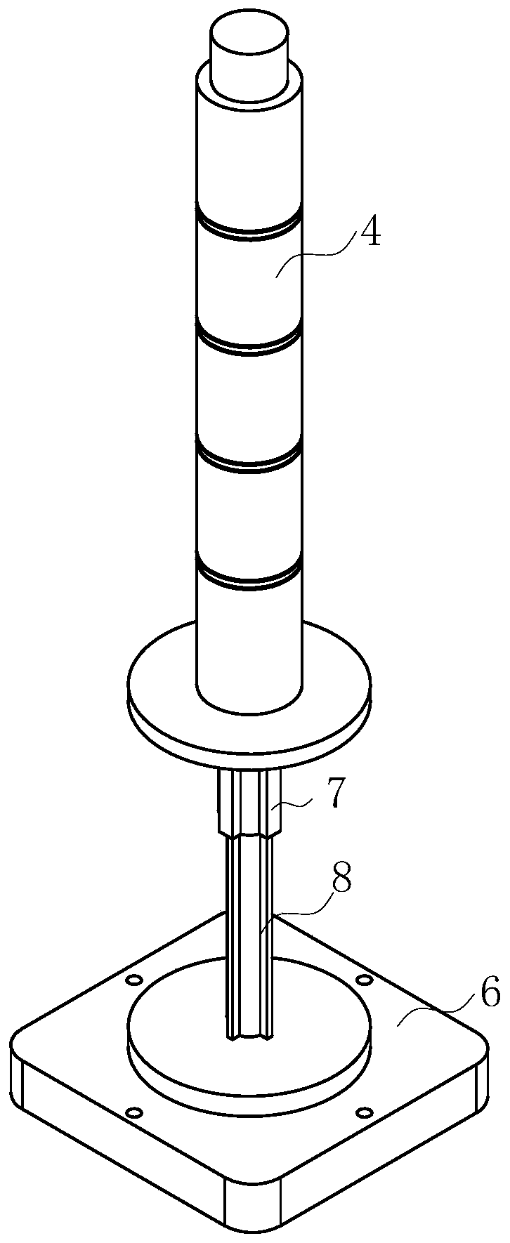 Static pressure supporting and guiding hydraulic cylinder