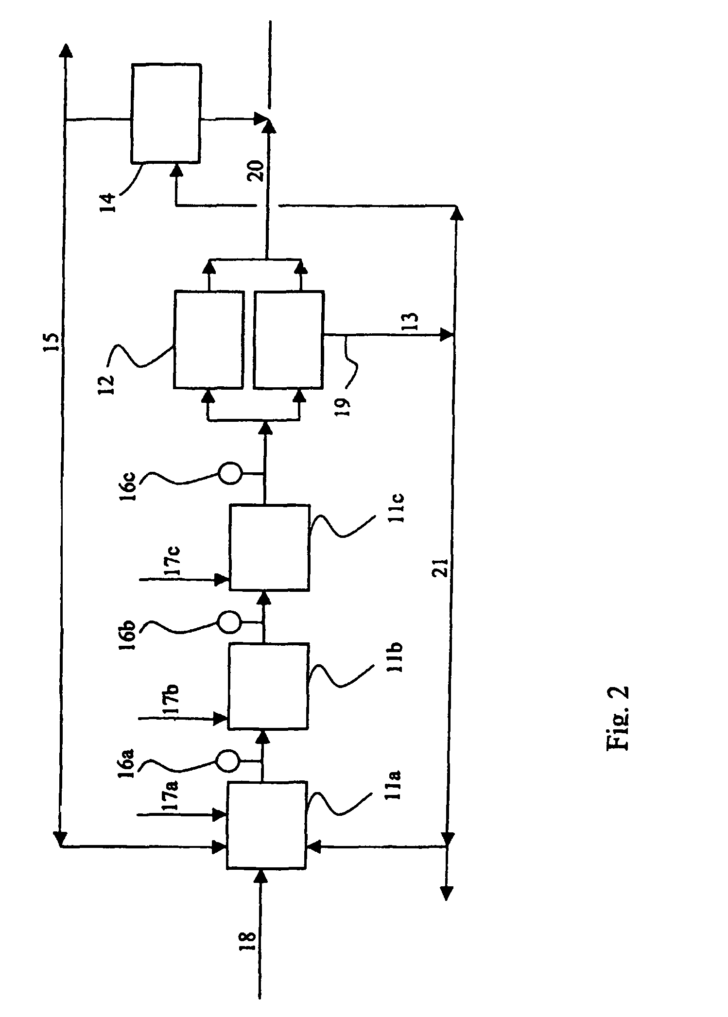 Method and apparatus for controlling metal separation